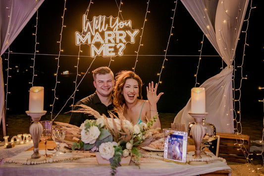 Propuesta de matrimonio en Acapulco- Paquete Lluvia de estrellas Will You Marry Me?