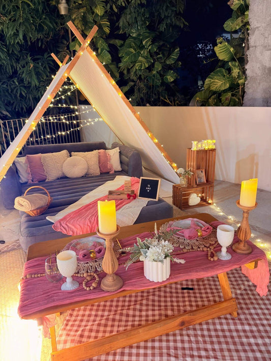 Picnic y tipis en Acapulco- Paquete cine bajo las estrellas