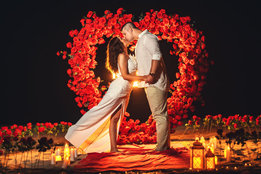 Propuesta de matrimonio en Acapulco- Paquete Corazón de Rosas Rojo